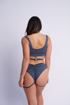 Kehlani Low Waist Bottom Recycled Steel Blue