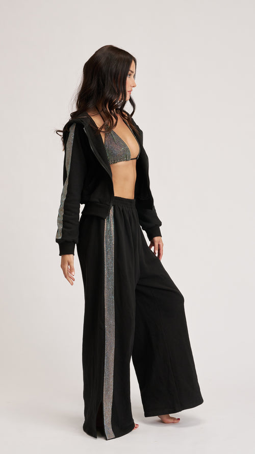 Sabrina Diamante Track Pants